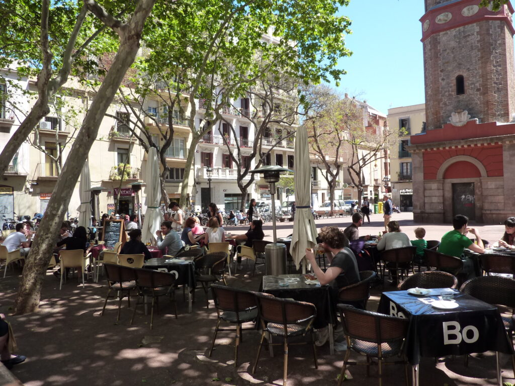 Vila de Gràcia Square, Barcelona, Spain